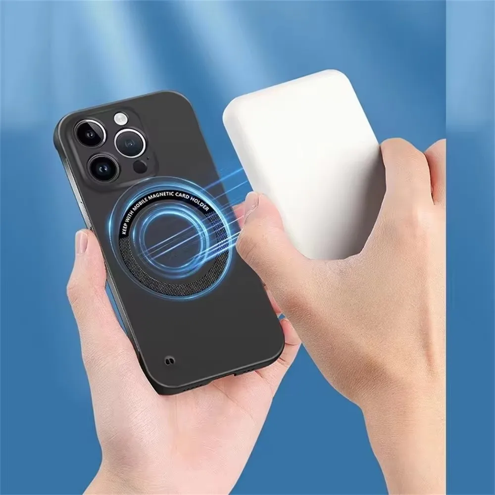 For Magsafe Magnetic Frameless - Ultra Thin Frameless Phone Cover ulasan dan harga
