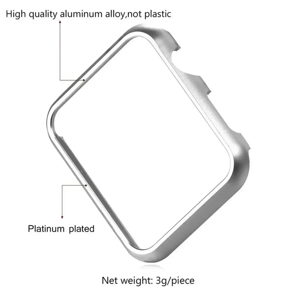 For iWatch SE Series 10 9 8 7  - Metal Bumper Aluminum Frame Case ulasan dan harga