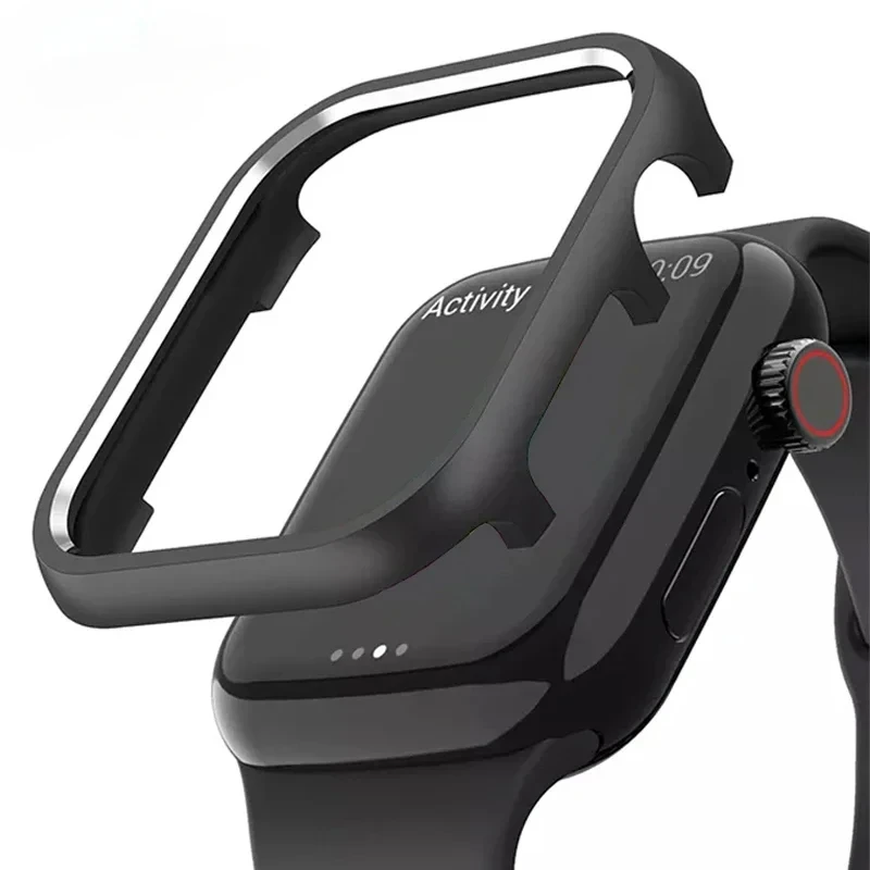 Metal Cover for Apple Watch Se - Metal Bumper Aluminum Frame Case ulasan dan harga