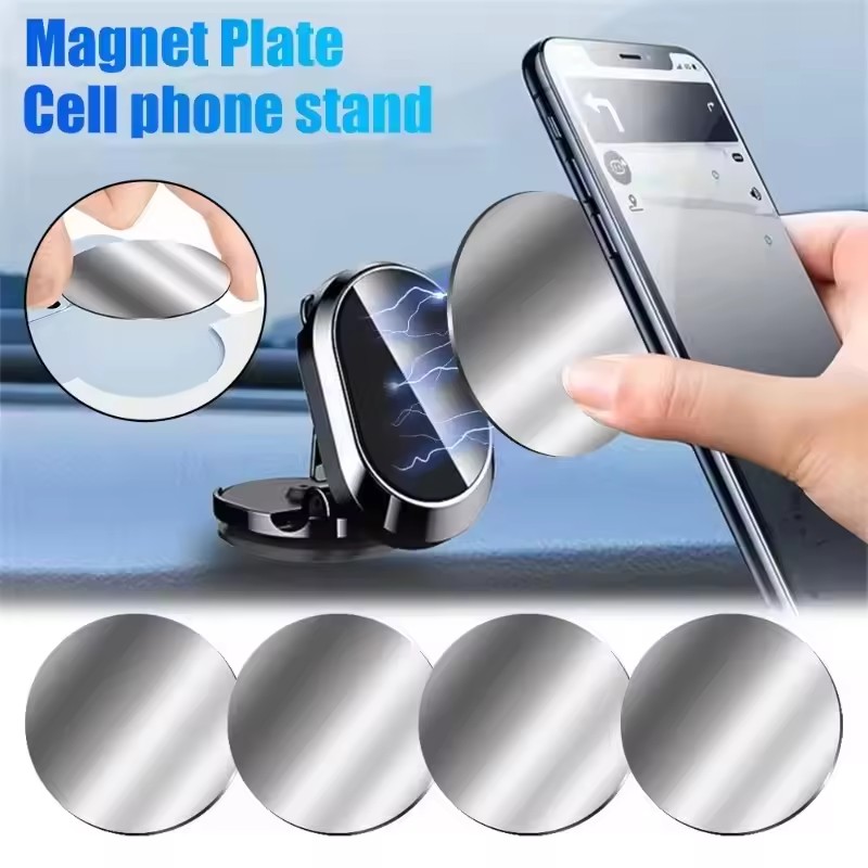 1/50Pcs Magnetic Metal Plate F - Phone Stands ulasan dan harga