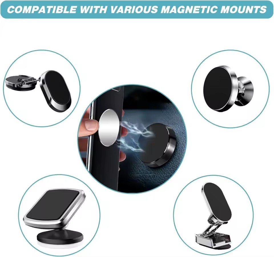 1/50Pcs Magnetic Metal Plate F - Phone Stands ulasan dan harga