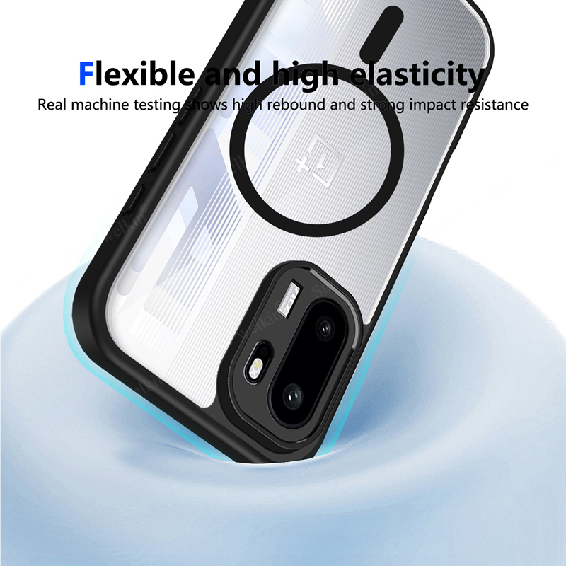Magnetic Transparent Silicone  - Clear Shockproof Bumper Case ulasan dan harga