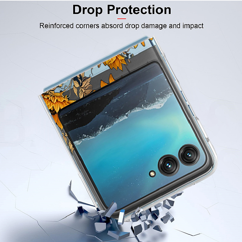 Sunflowers Pattern Clear Phone - Clear Shockproof Bumper Case ulasan dan harga