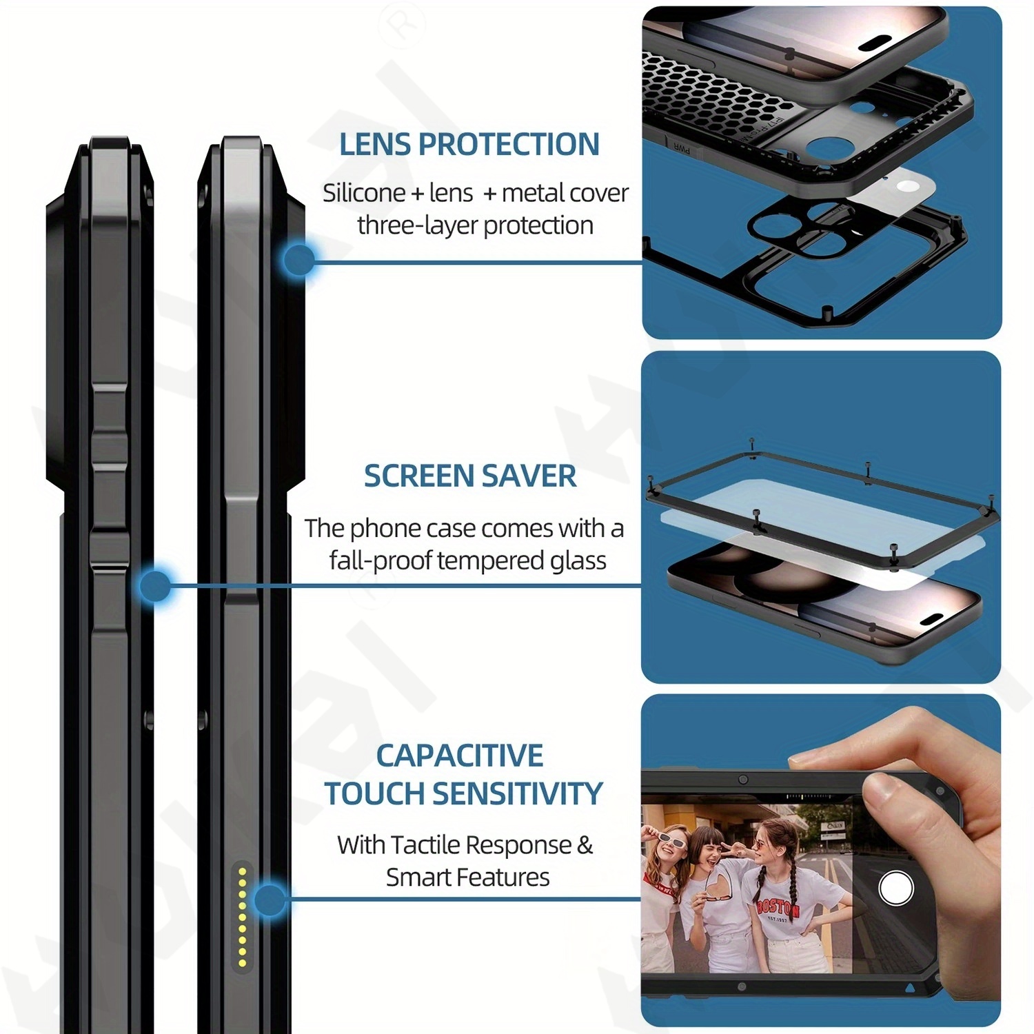 Suitable Case for IPhone 18 Pr - Heavy Duty 360 Full Body Protective Case ulasan dan harga