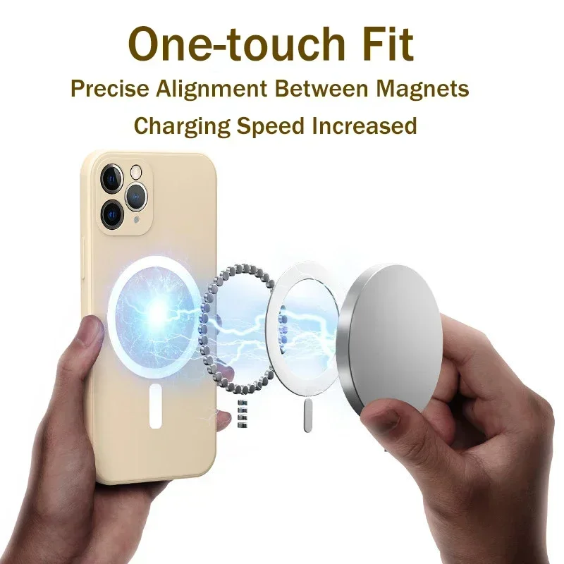 Liquid Silicone Case For iPhon - Liquid Silicone Magnetic Phone Case ulasan dan harga