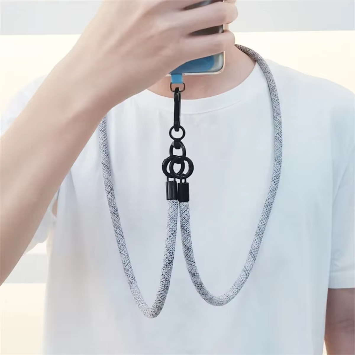 Universal Bold Long Detachable - Crossbody Lanyard Neck Strap Case ulasan dan harga