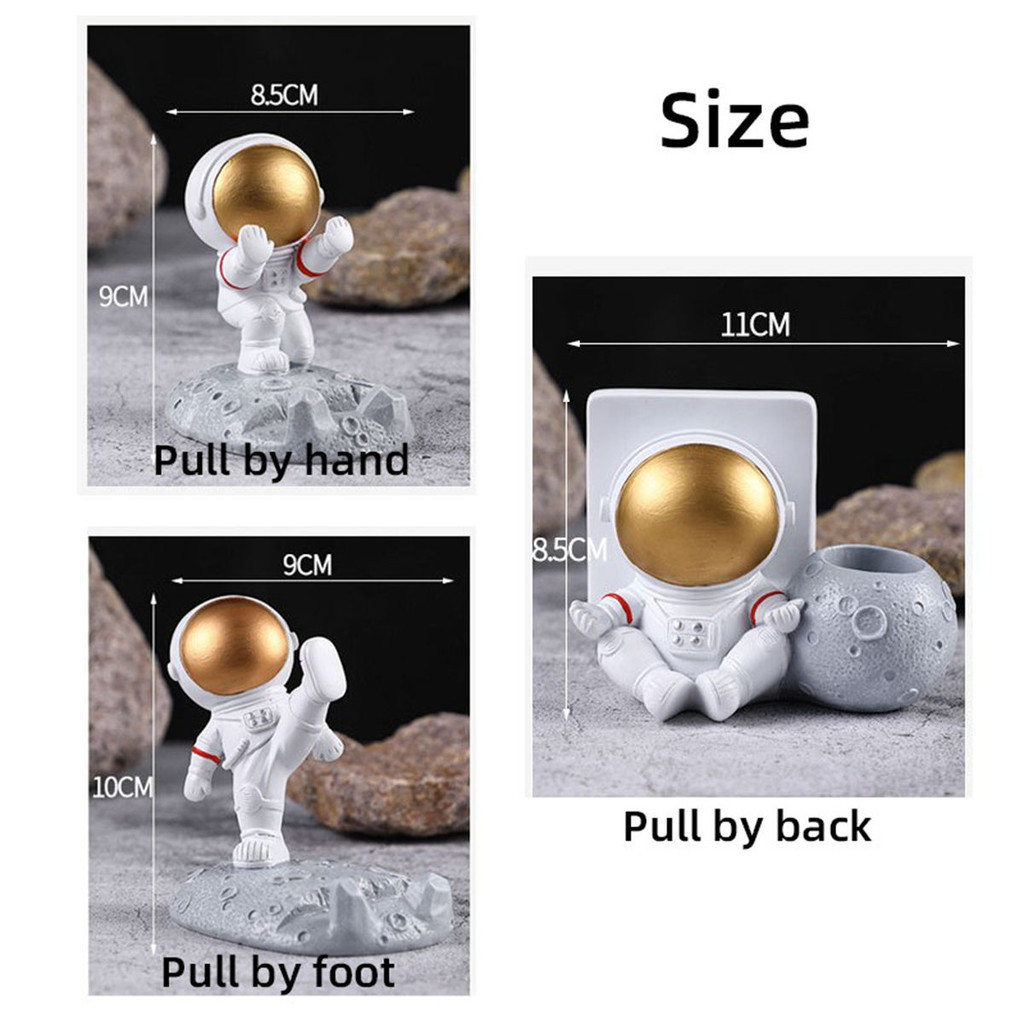 1Pc Astronaut Spaceman Sculptu - Phone Stands ulasan dan harga