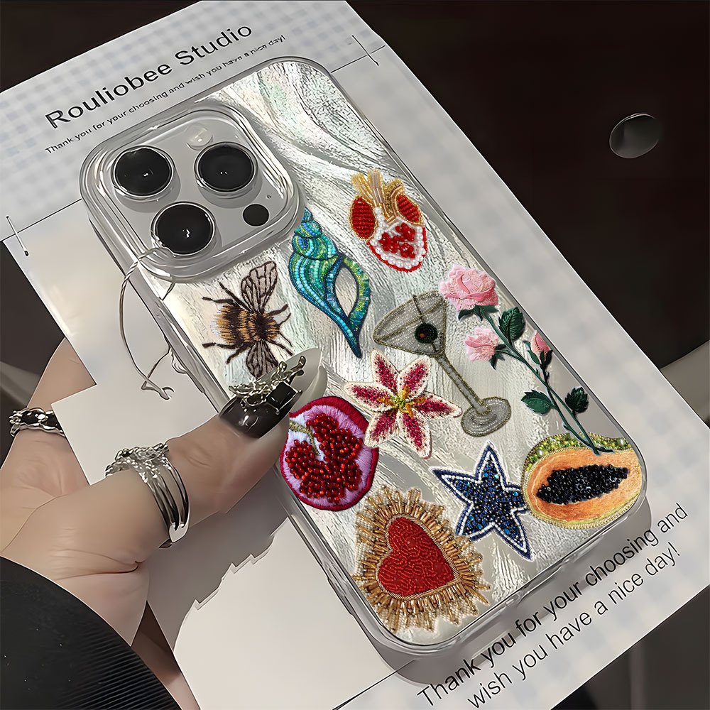 Vintage Flowers Collage Patter - Vintage Floral Pattern Soft Case ulasan dan harga